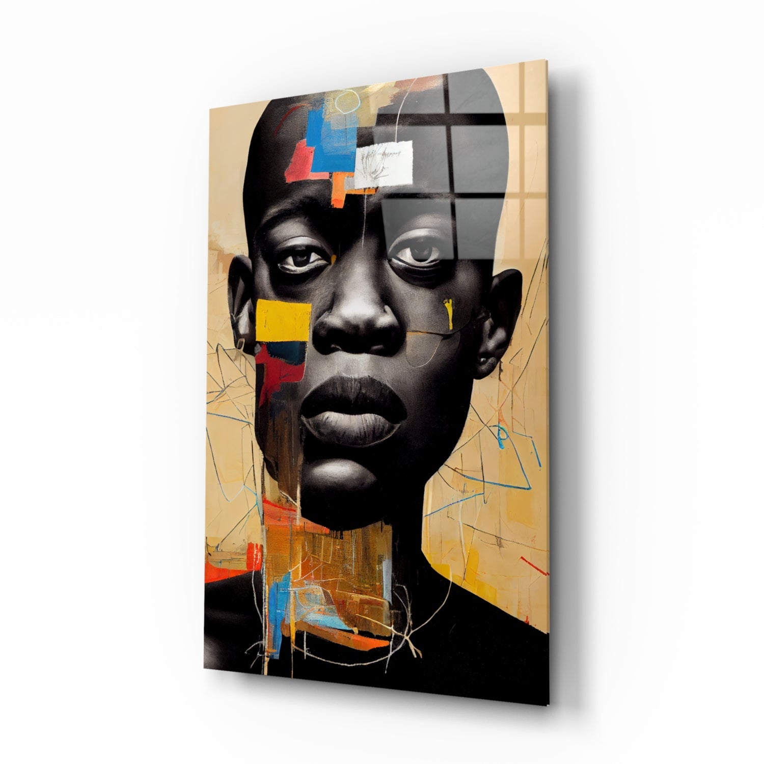 The Rebellious Look Glass Wall Art  || Designer Collection