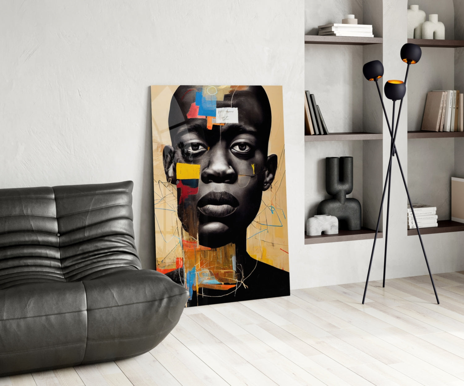 The Rebellious Look Glass Wall Art  || Designer Collection