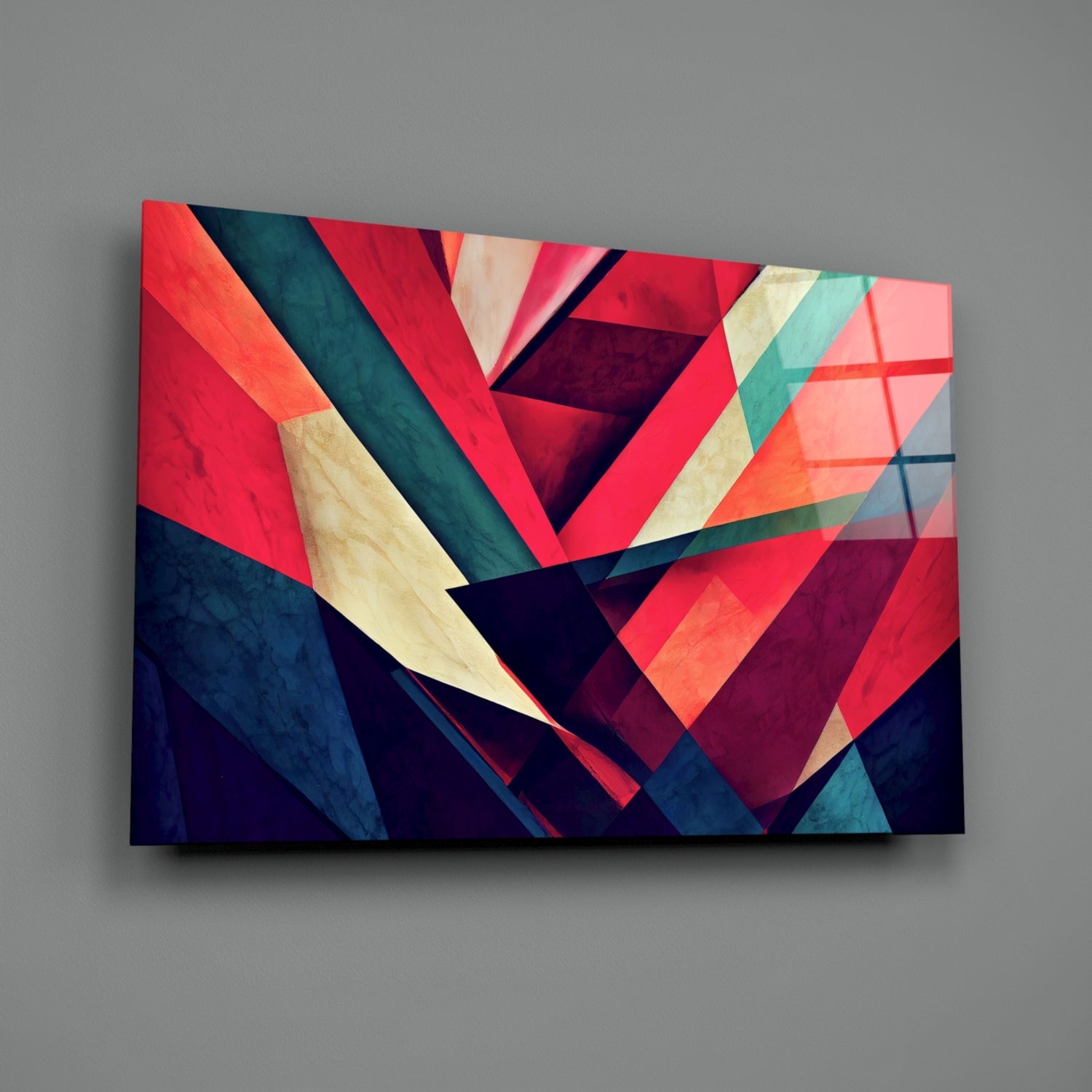 Corners Glass Wall Art  || Designers Collection
