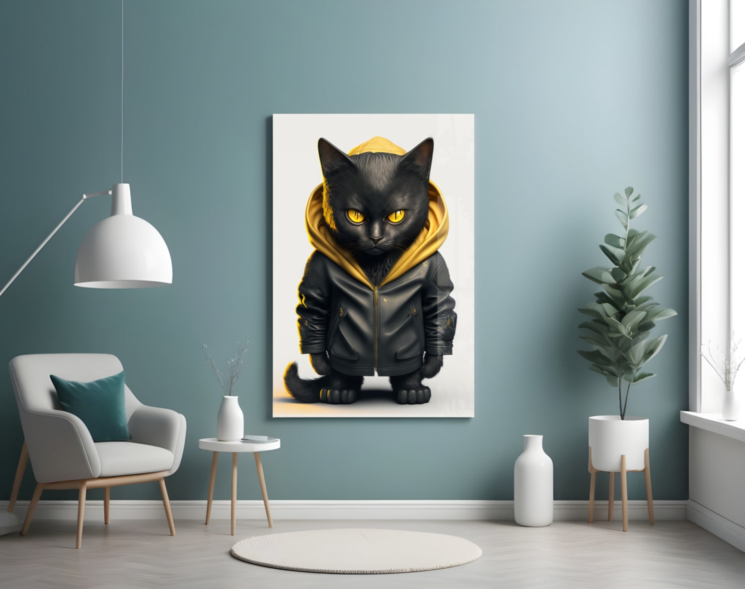 Cutie Cool  Glass Wall Art  || Designers Collection