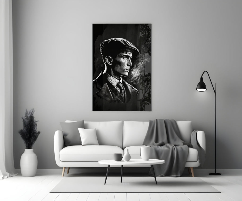 Thomas Shelby - Peaky Blinders Glass Wall Art || Designer Collection