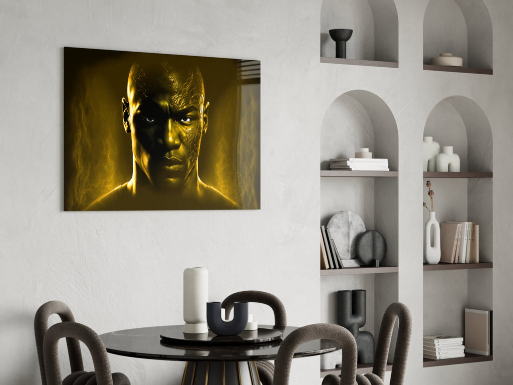 Iconic Michael Jordan Glass Wall Art  || Designer Collection