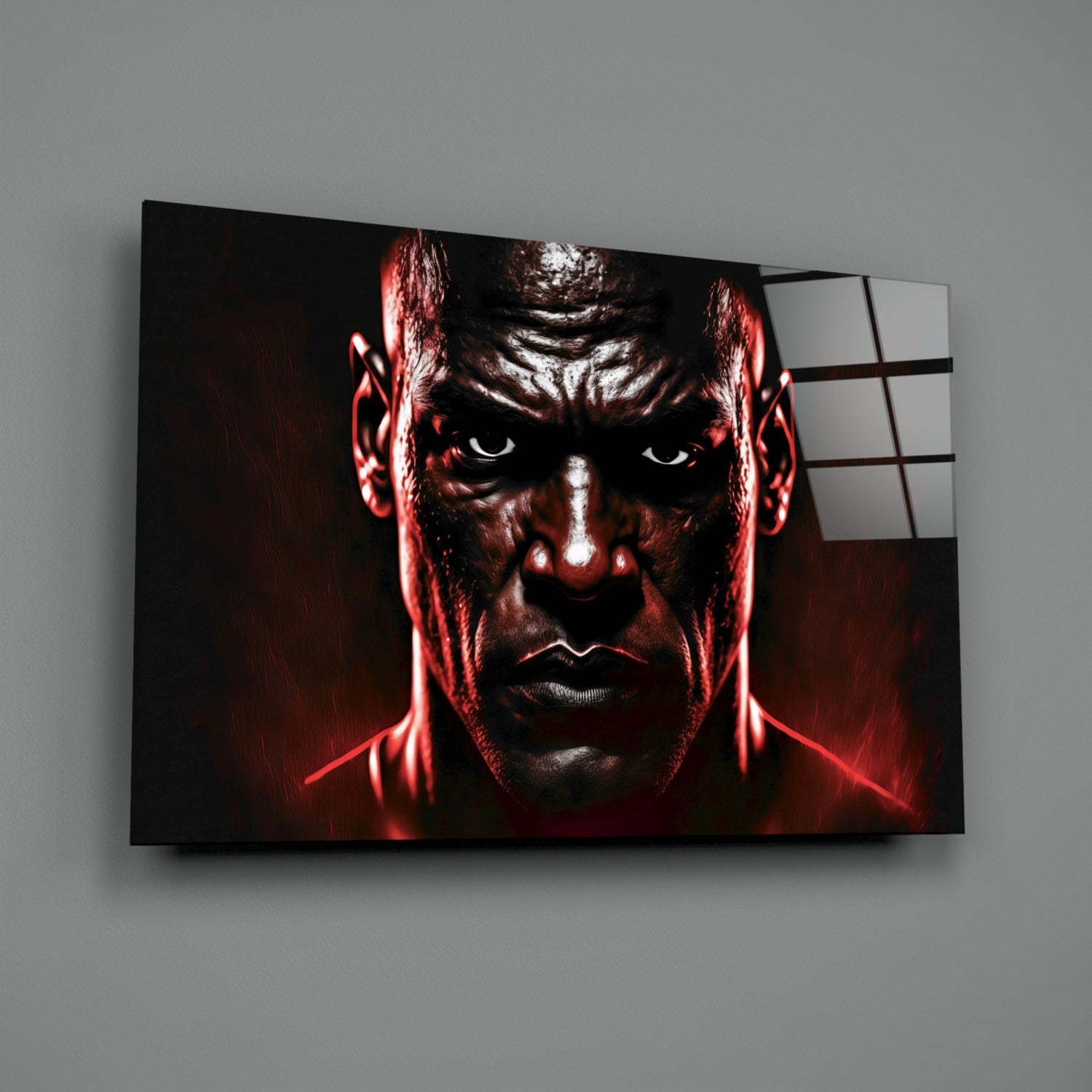 Iconic Michael Jordan Glass Wall Art  || Designer Collection