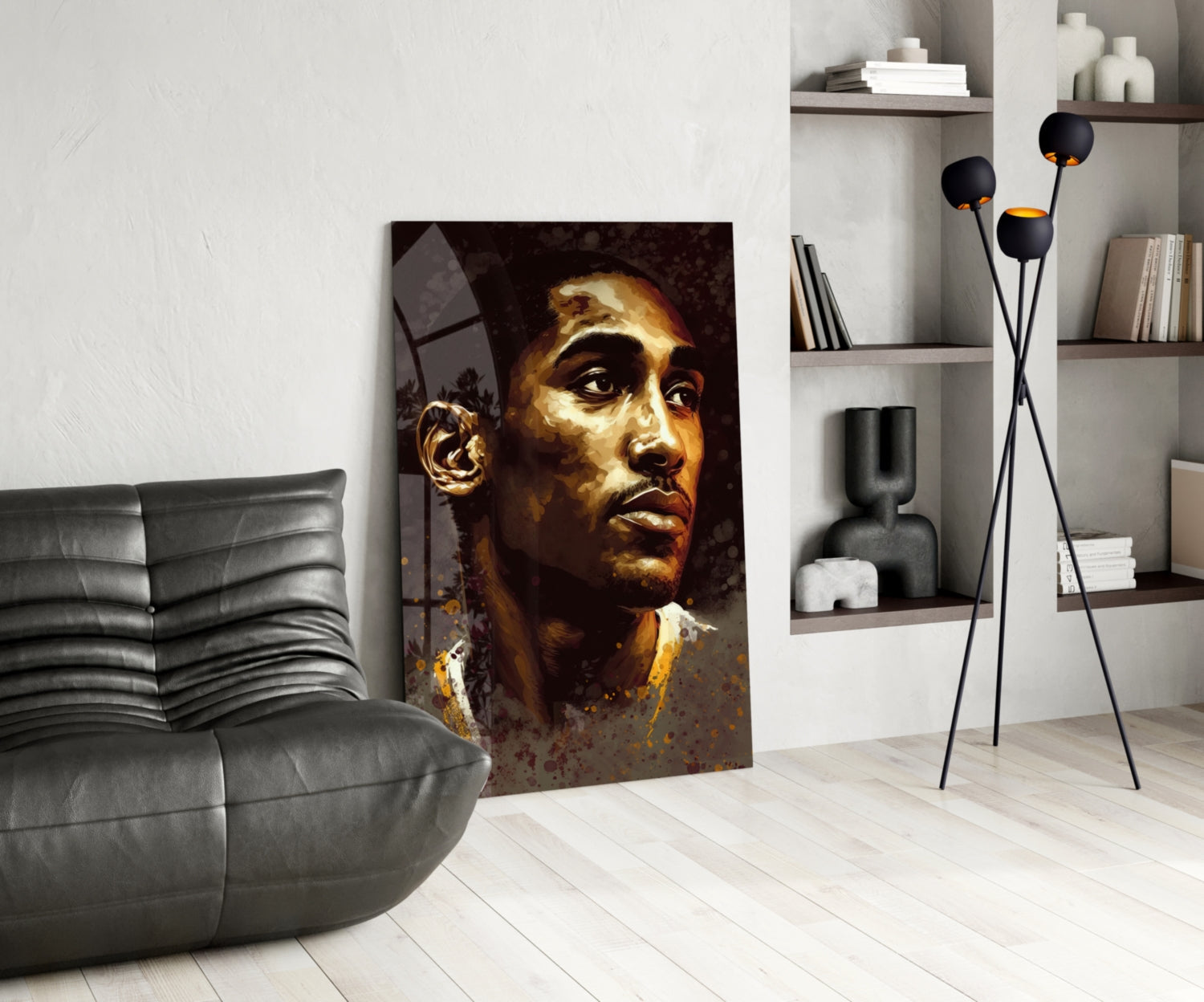 Kobe Bryant Glass Wall Art  || Designer Collection