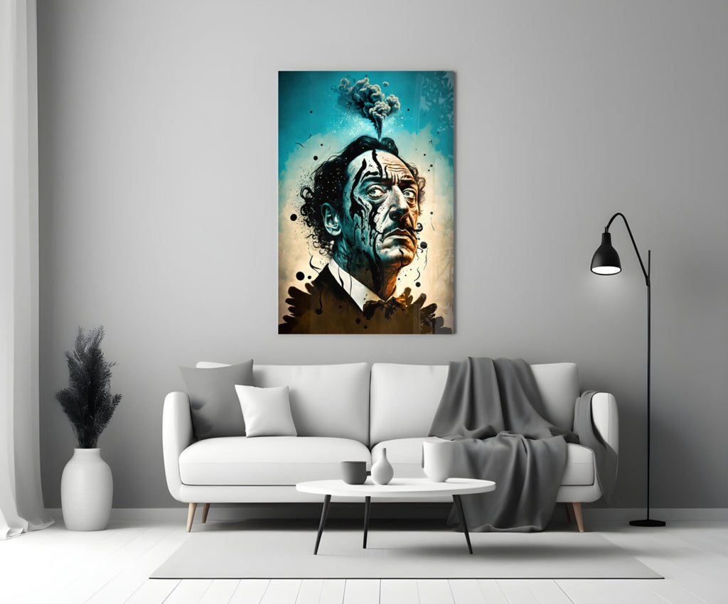 Salvador Dali Glass Wall Art  || Designer Collection