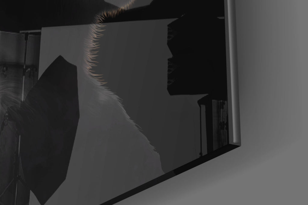 3 Wise Monkeys Glass Wall Art || Designer Collection