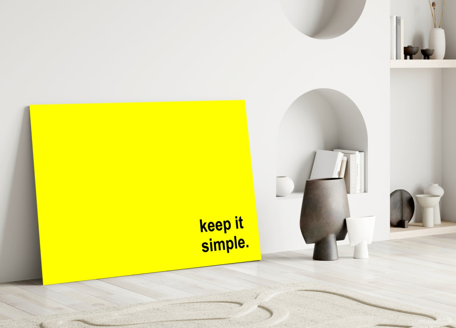 Simple Glass Wall Art || Designer Collection
