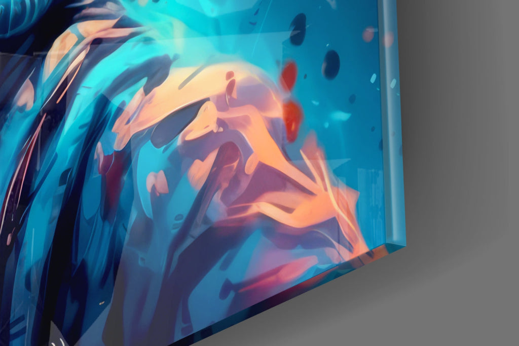 Astronaut Glass Wall Art || Designer Collection