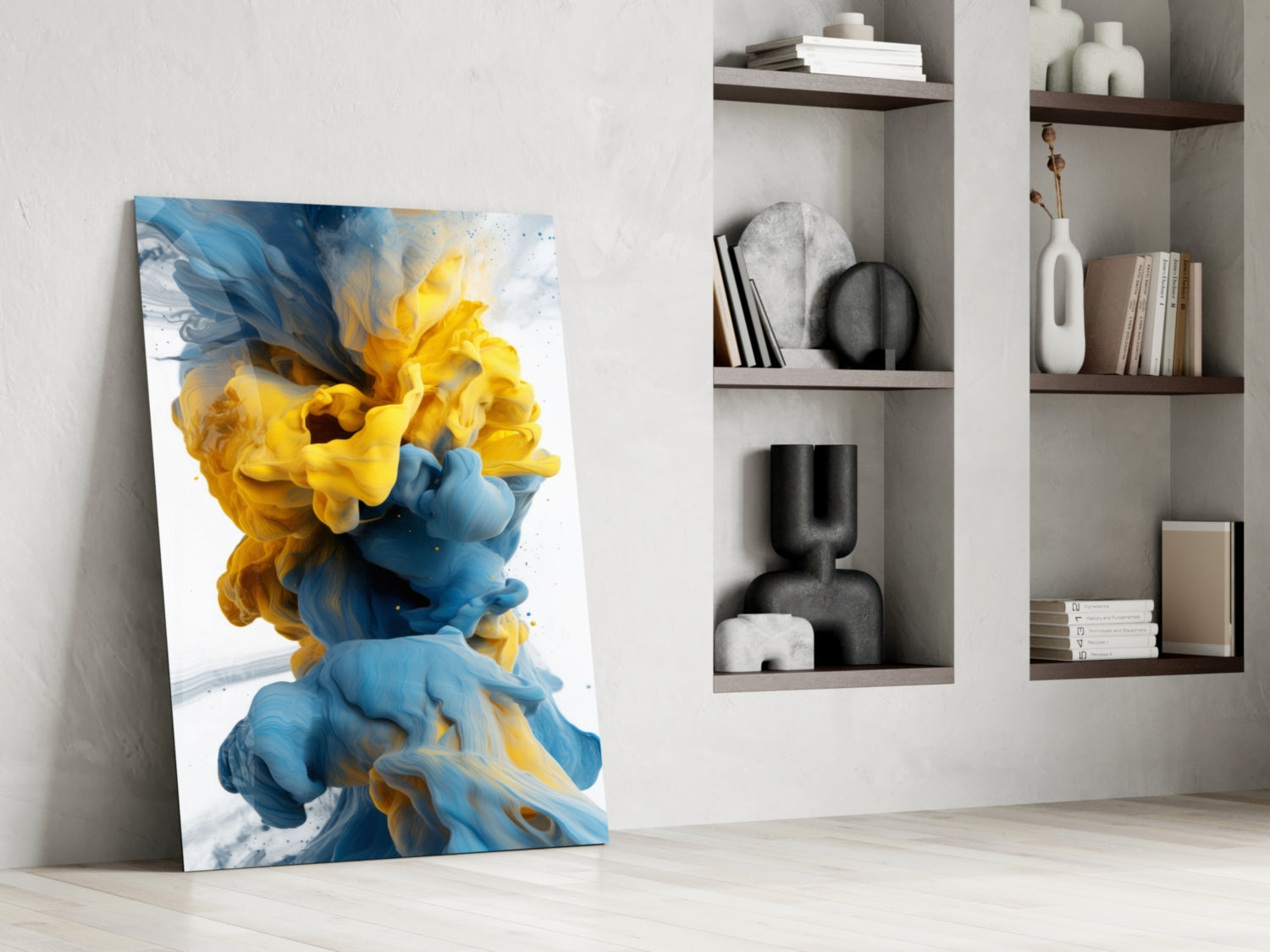 Color Explosion Glass Wall Art || Designer Collection