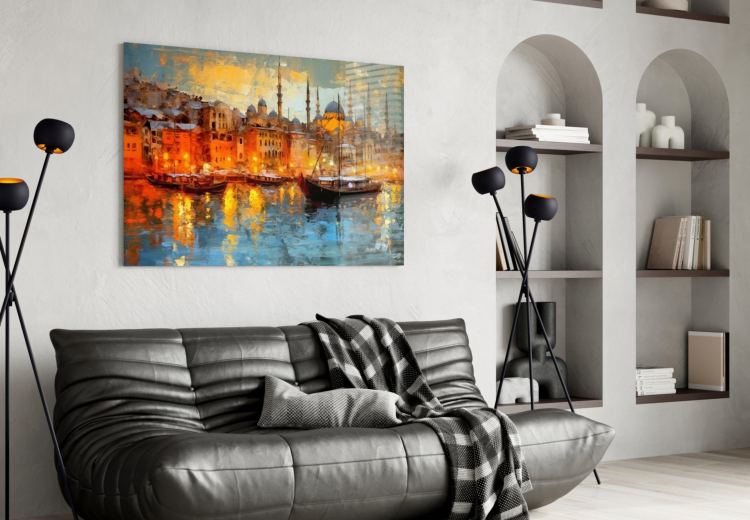 Istanbul Glass Wall Art || Designer Collection