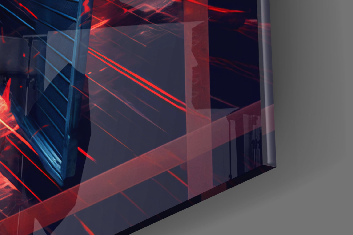 Tie Fighter Glass Wall Art || Designer Collection