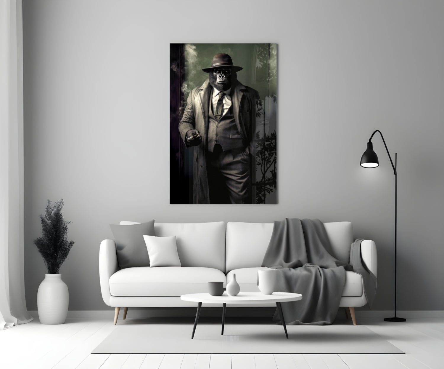 Mr, Inspector Glass Wall Art|| Designer's Collection