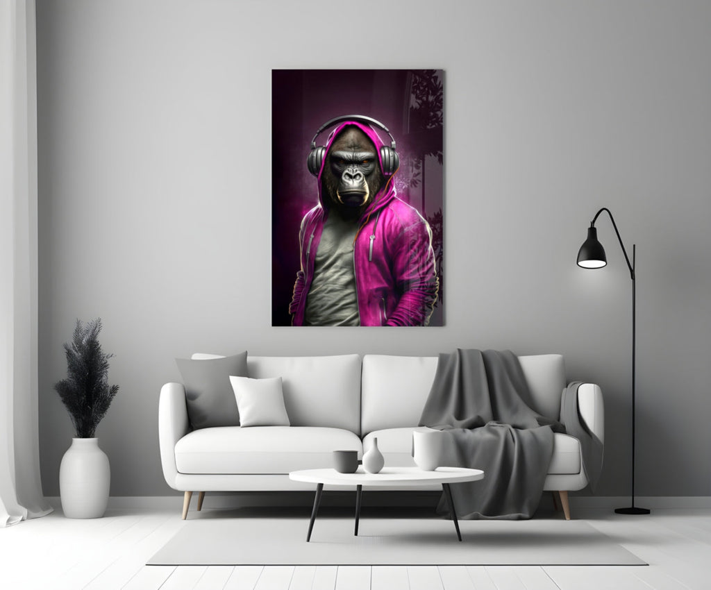 Animal Vogue Glass Wall Art|| Designer's Collection