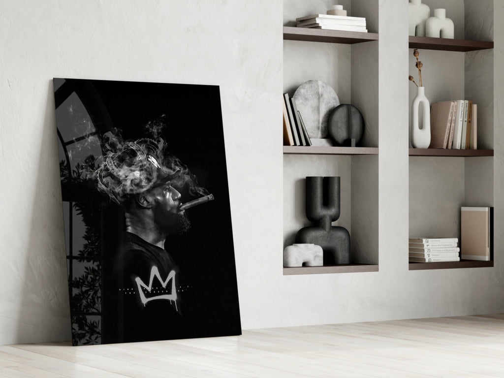 King James Glass Wall Art || Designer Collection