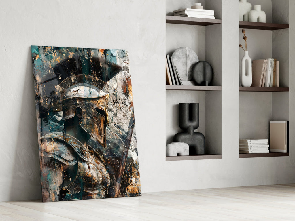 Gladiator Glass Wall Art || Designer Collection