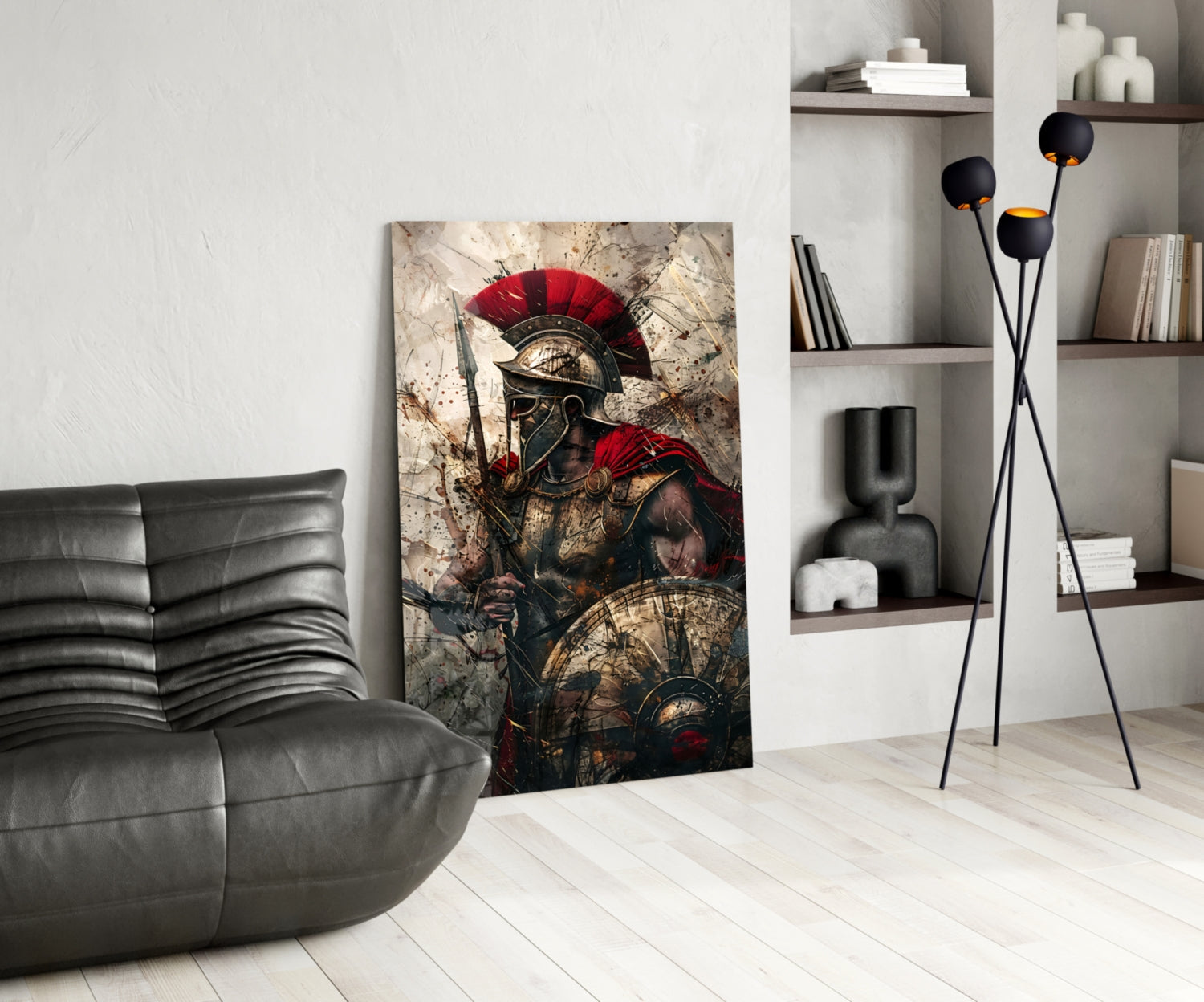 Gladiator Glass Wall Art || Designer Collection