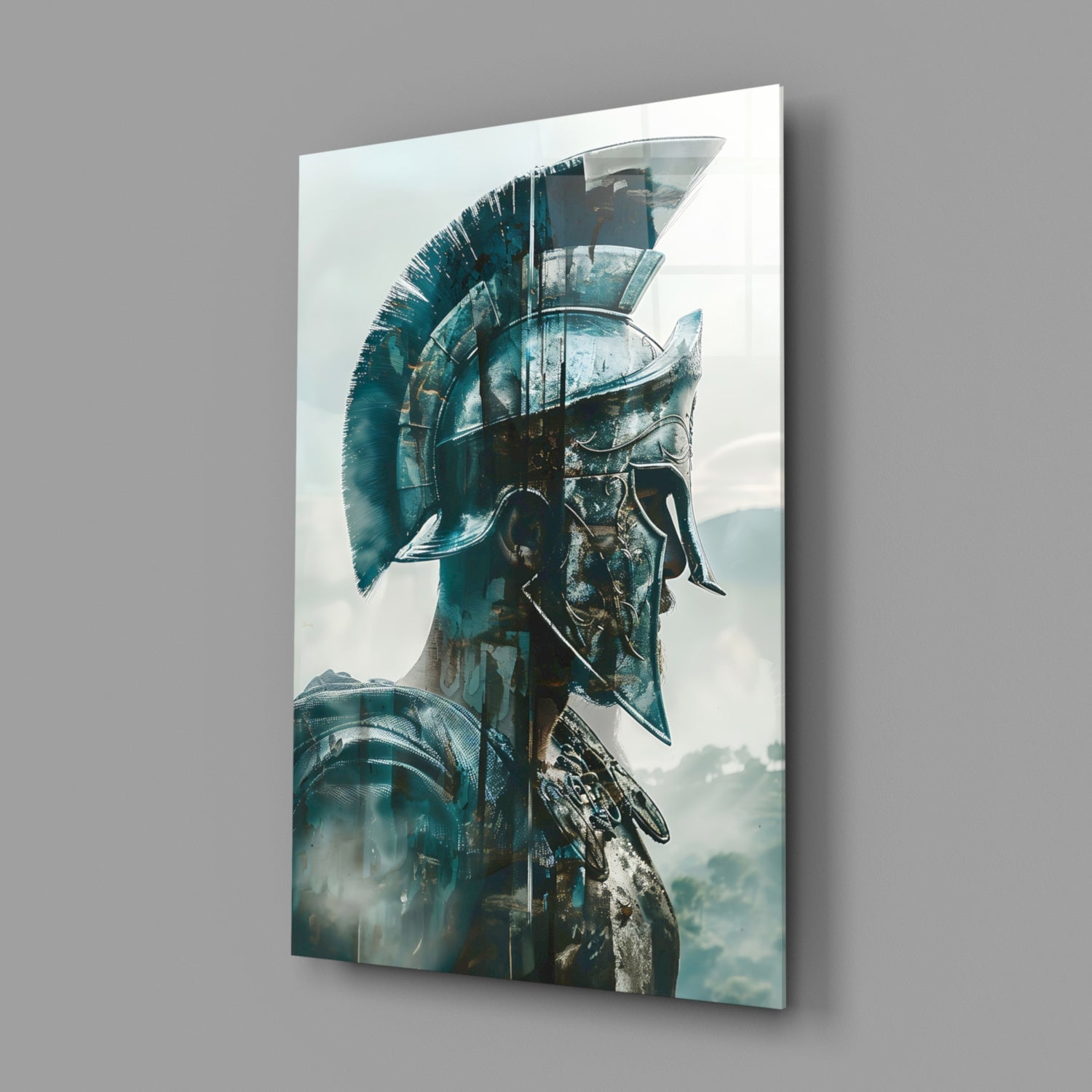Gladiator Glass Wall Art || Designer Collection