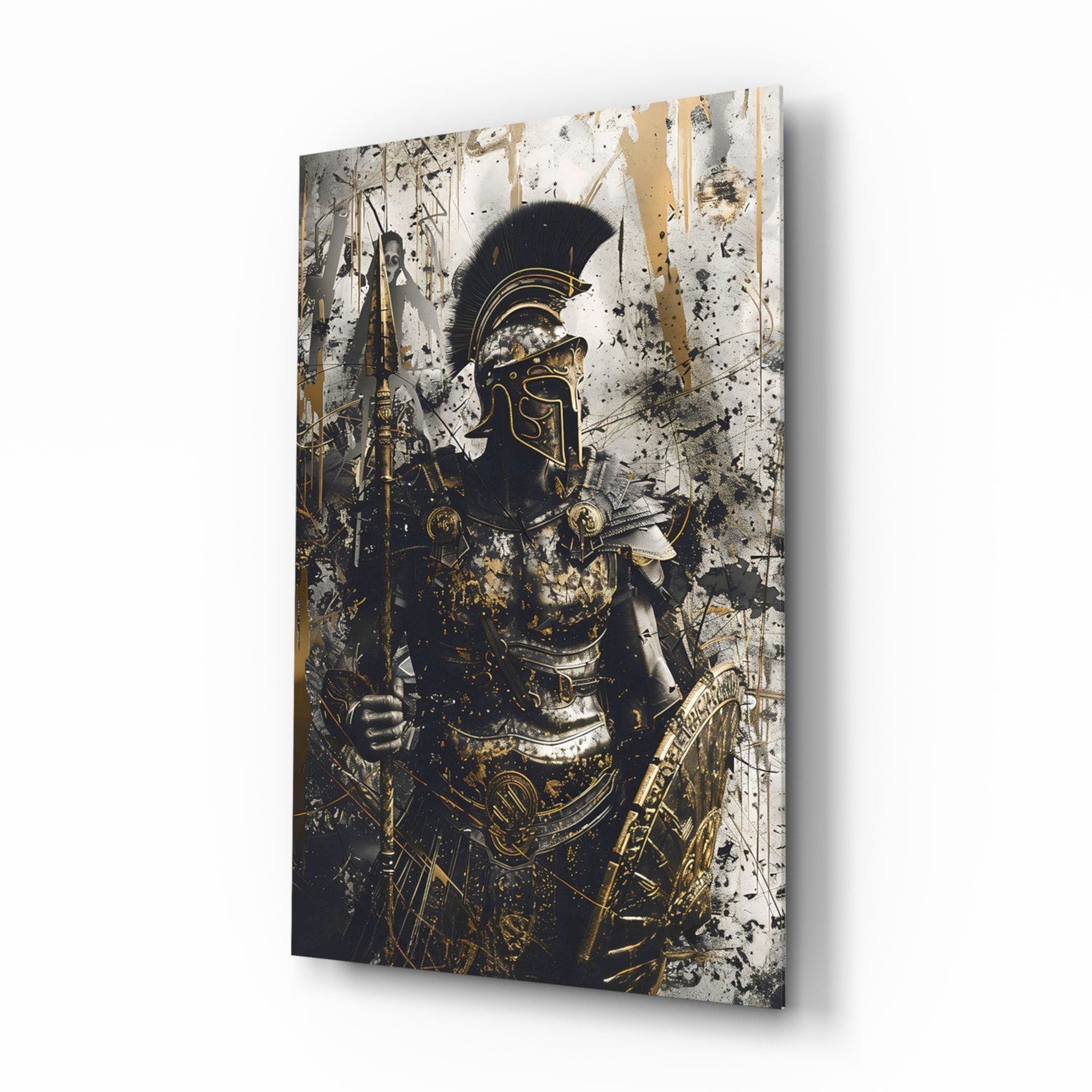 Gladiator Glass Wall Art || Designer Collection