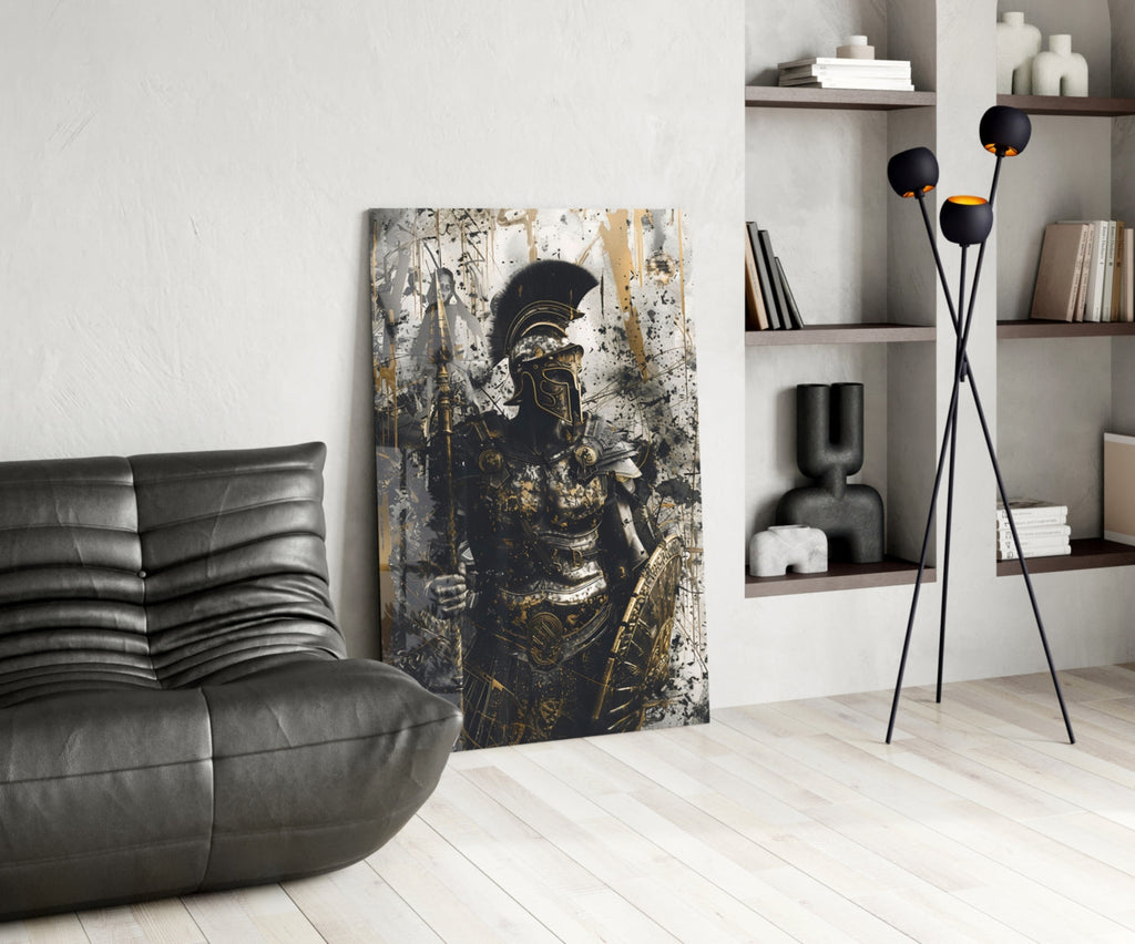 Gladiator Glass Wall Art || Designer Collection