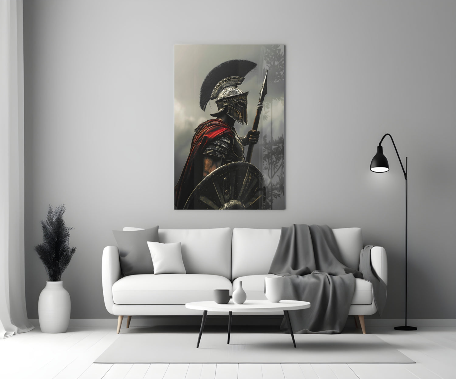 Gladiator Glass Wall Art || Designer Collection