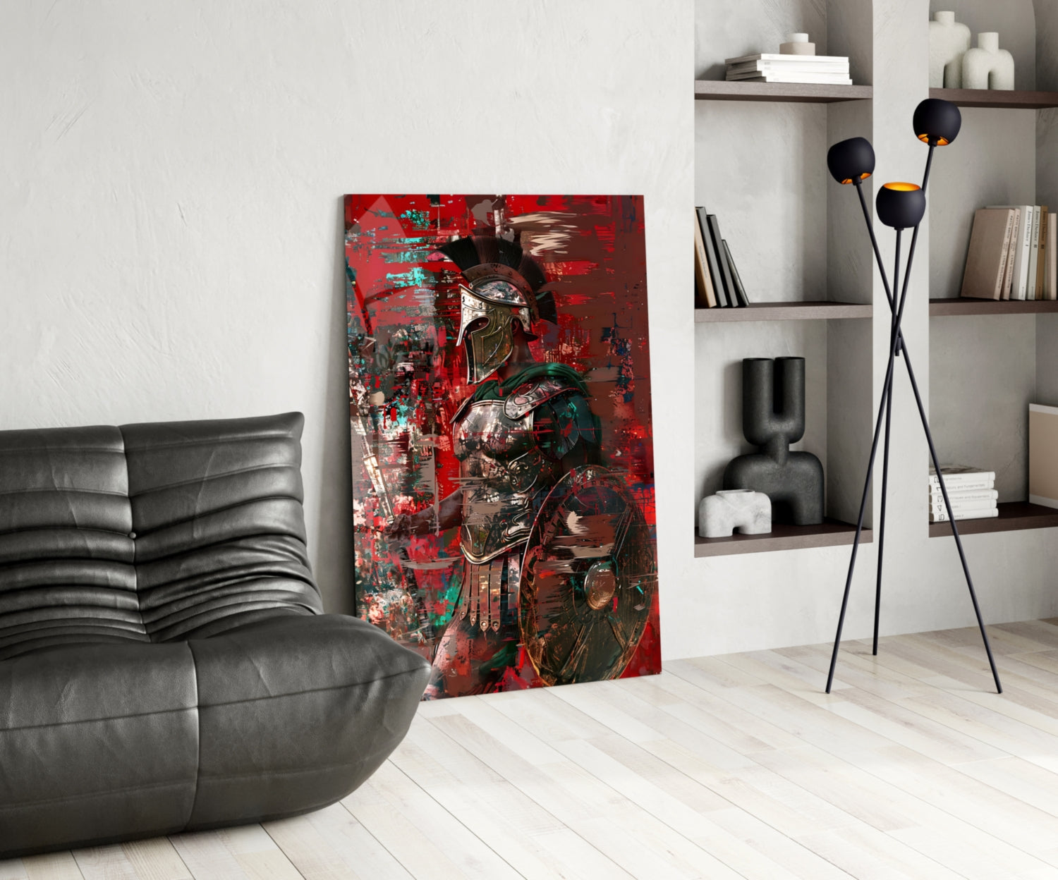 Gladiator Glass Wall Art || Designer Collection