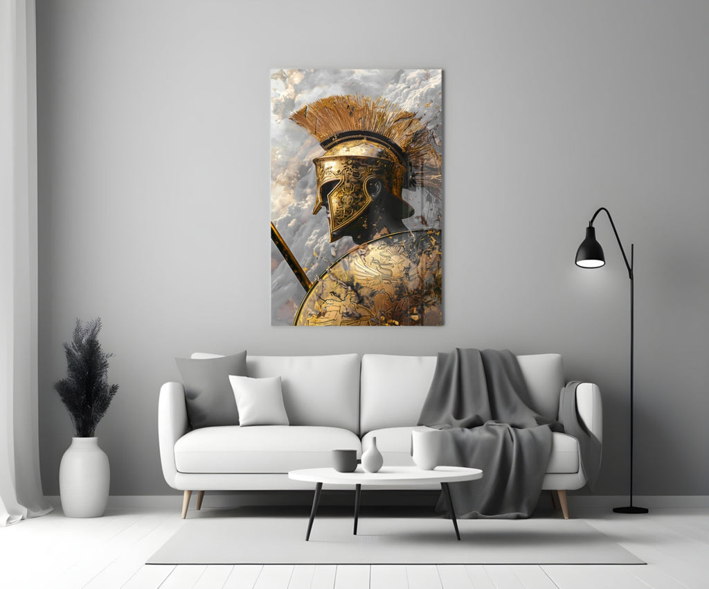 Gladiator Glass Wall Art || Designer Collection