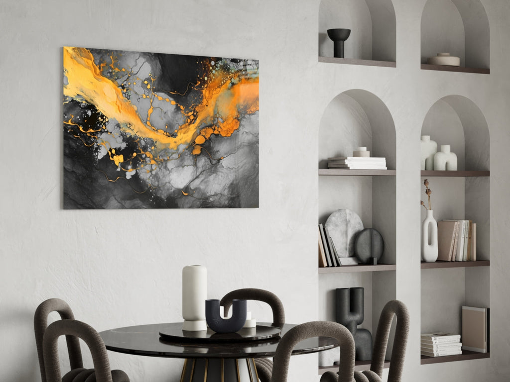 Marble Glass Wall Art || Designer Collection