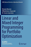 Linear and Mixed Integer Programming for Portfolio Optimization - Paperback