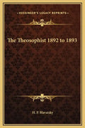 The Theosophist 1892 to 1893 - Hardcover