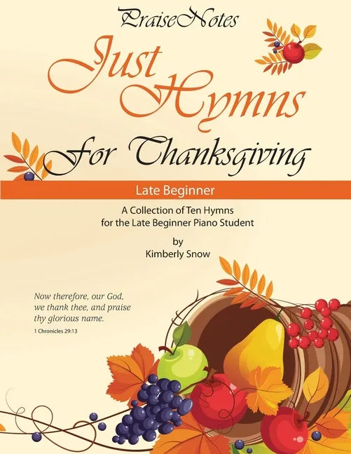 Just Hymns for Thanksgiving - Paperback