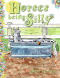 Horses Being Silly Coloring Book - Paperback