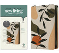 NLT Thinline Reference Zipper Bible, Filament Enabled (Leatherlike, Sunset Branches, Red Letter) - Imitation Leather