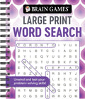 Brain Games - Large Print Word Search (Swirls) - Spiral