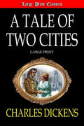 A Tale of Two Cities Large Print - Paperback