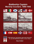 Battleship Captain Warship Counters, 1890-1945 - Paperback