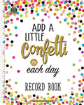 Confetti Record Book - Spiral