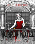 Adult Coloring Book: Horror Hotel - Paperback
