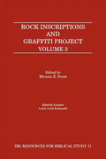 Rock Inscriptions and Graffiti Project, Volume 3 - Paperback
