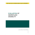 Evaluation of Workplace Disability - Paperback