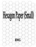 Hexagon Paper (Small): 50 Pages 8.5" X 11" - Paperback