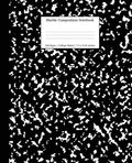 Marble Composition Notebook College Ruled: Black Marble Notebooks, School Supplies, Notebooks for School - Paperback