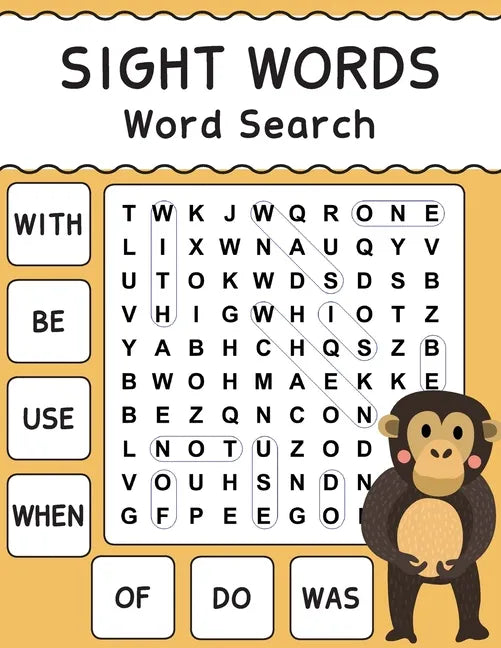 Sight Words Word Search: Practices Thinking Skills and Spelling with High Frequency Words More Than 900 up - Paperback