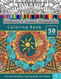 Coloring Book For Grown-Ups: Moons & Stars Mandala Coloring Book - Paperback