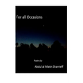 For all Occasions: Poetry by Sharrieff - Paperback