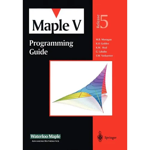 Maple V Programming Guide: For Release 5 - Paperback