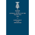 Roster of the General Society of the War of 1812: 1989, and Supplement to the 1989 Roster - Paperback