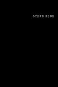 Steno Book: Steno pad, 6" x 9", Gregg Rule, White Paper, 100 Pages - Paperback