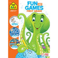 School Zone Fun and Games First Grade Activity Workbook - Paperback