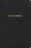 KJV Thinline Bible, Black Leathertouch - Imitation Leather
