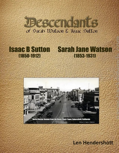 Descendants of Sarah Watson - Paperback